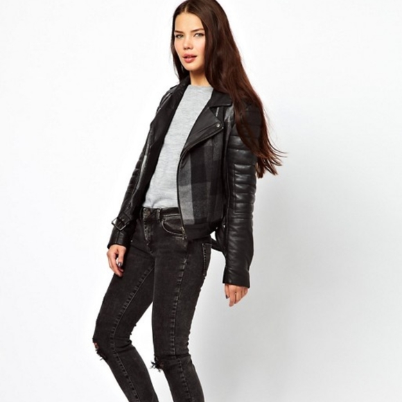 Cote by improvd Leather Biker Jacket - Picture 3 of 6